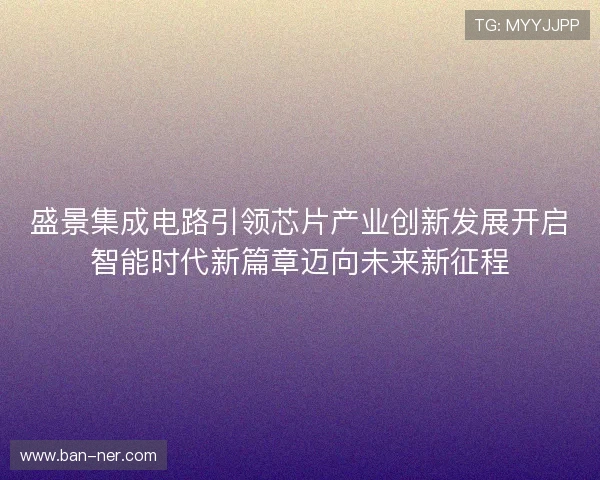盛景集成电路引领芯片产业创新发展开启智能时代新篇章迈向未来新征程